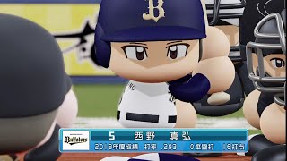 【'19なりきりプレー】オリックス 5 西野真弘選手