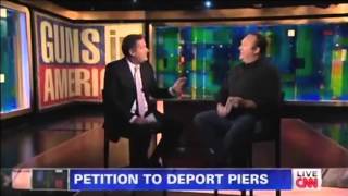 "Deport Piers Morgan" Petitioner Goes Crazy on CNN | Newsbreaker | OraTV