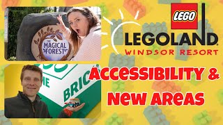 Accessibility \u0026 NEW Areas | Legoland Vlog 2022 | Ride Access Pass, Mythica Magical Forest, The Brick