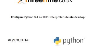Configure python 3.4 as default interpreter in REPL on ubuntu