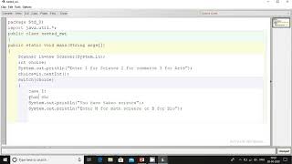 Nested Switch in Java(With Sample program)