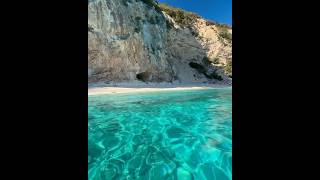 Cala Gabbiani, located in Sardinia, Italy, the beach known for its stunning natural beauty