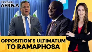 South Africa: Ramaphosa in a Fix, Democratic Alliance Sets Condition for Govt | Firstpost Africa