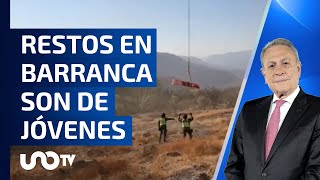 Autoridades de Jalisco confirman que restos encontrados en barranca coinciden con jóvenes call cente