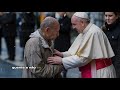 papa francisco vê um morador de rua e oque ele faz logo em seguida é emocionante