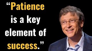 PATIENCE is a KEY ELEMENT  of success | motivation shots