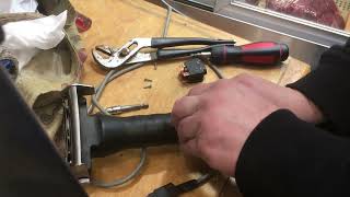 How to change on/off switch on the Dost 80 electric gyros knife!