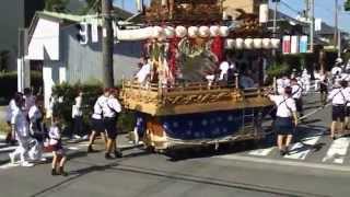 20140913 1030やわたんまち2日目神明町の山車町内廻り