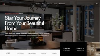 🏡 Step-by-Step: Create an Elegant Interior Design Website Using HTML & CSS 💡