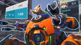 Outdamaging my DPS on WRECKING BALL | OW2 TANK
