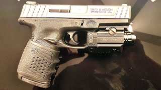 Smith and Wesson SD40 ve SD40ve upgrade review. 40 cal pistol. Looks just like SD9 ve SD9ve