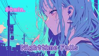 【フリーBGM】Nighttime Falls / 夜が降ってくる【１時間耐久】かわいい kawaii BGM 配信 雑談 作業用 vlog