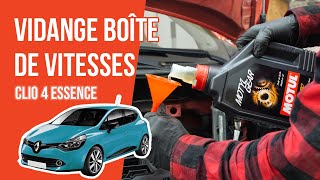 Comment Vidanger la boîte de vitesses Clio 4 1.2 16V 🛢