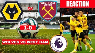 Wolves vs West Ham 1-0 Live Stream Premier league Football EPL Match Today Commentary  Highlights