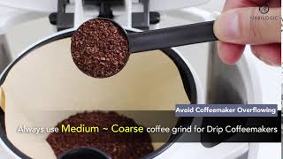 Melitta® Aroma Enhance™Grind Size Drip Coffee maker #wabilogic #melitta #coffeemaker