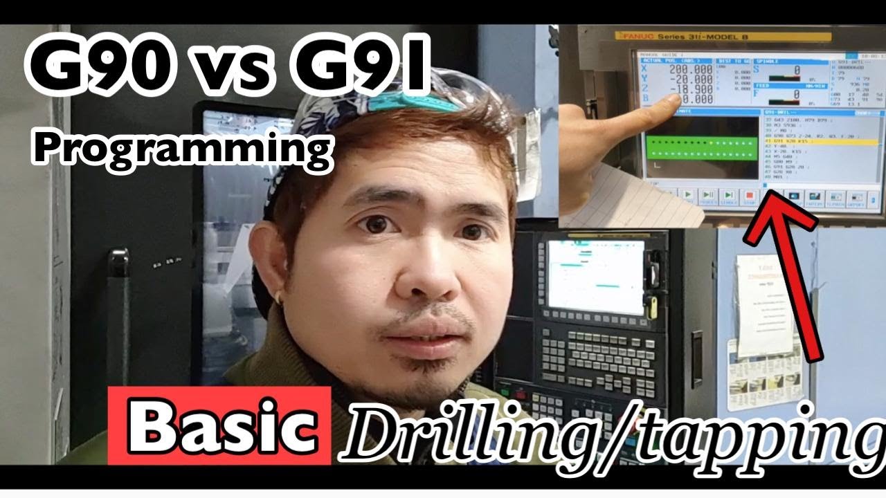 G & M CODES G90 Vs G91 BASIC DRILLING/TAPPING PROGRAMMING (which One Is ...