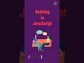 hoisting in javascript | #javascript tutorial in 1 minutes