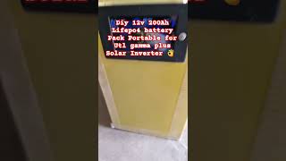 Diy 12v 200Ah Lifepo4 battery Pack Portable for Utl gamma plus Solar Inverter 👌