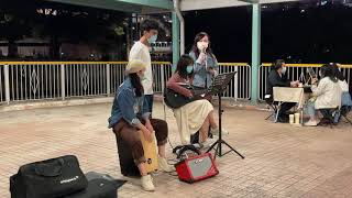 天使-Cover By ShowLove Movement@2021/04/10@旺角行人天橋Busking