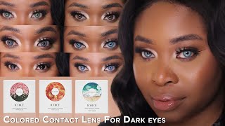 ICOICE REVIEW | NEW CONTACT LENSES FOR DARK EYES