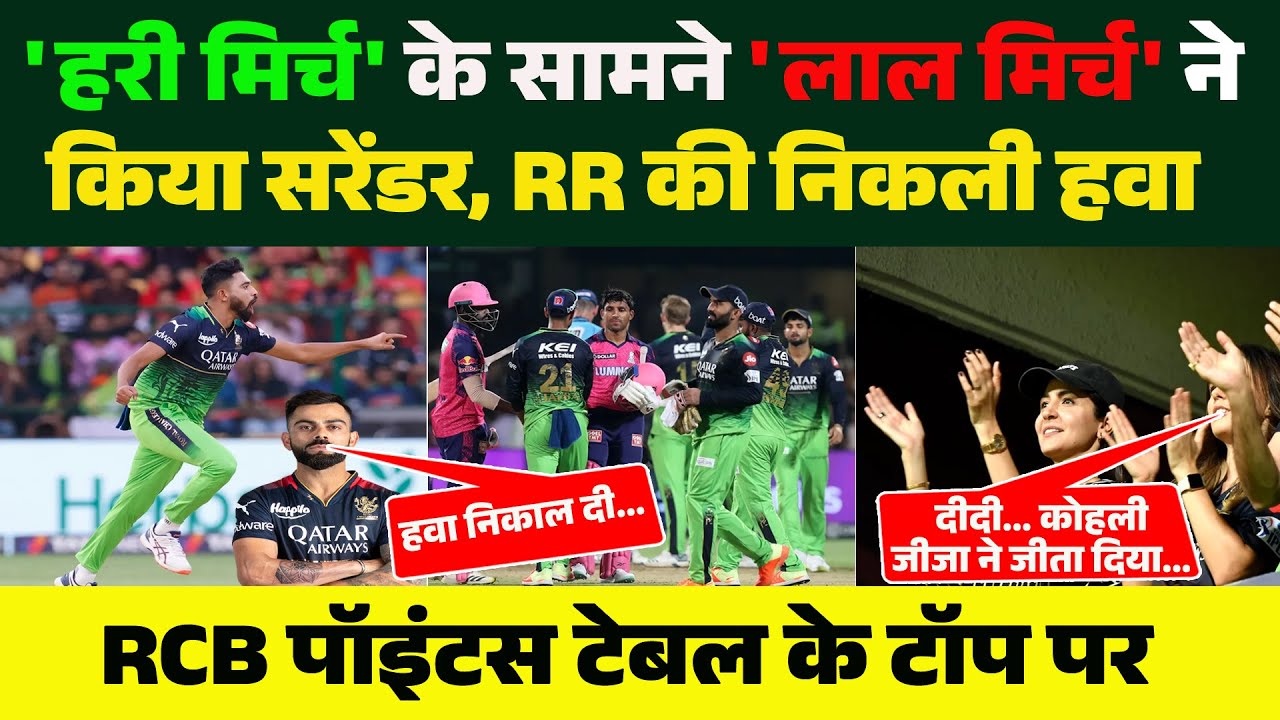 RCB Vs RR Full Match Highlights | RR Vs RCB Match Highlights ...