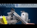 久鼎 geording 單螺桿擠乾機 single screw rubbing drying machine 產品介紹影片 products video 普拉瑞斯創意