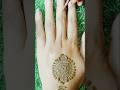 Simple Back Hand Mehndi Design - Easy Henna Tutorial