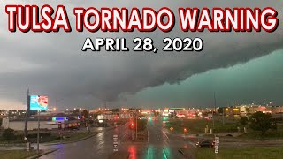Tulsa, Oklahoma Tornado Warnings, Scary Looking Storms! (2020 - Jason Cooley)