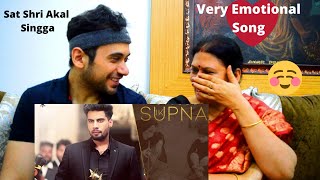 Akki and Mom Reaction - IK SUPNA (Official Video) SINGGA | Latest Punjabi Songs 2020
