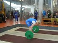 agnes rannaste snatch 42kg 92.6lbs 69kg weight class at jõud championships in tartu 2010