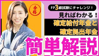 第106回【FP3級試験対策⑨】見ればわかる！確定給付年金と確定拠出年金