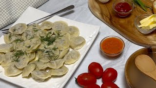 Homemade dumplings (pelmeni). Simple and tasty