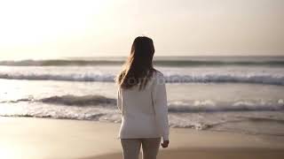 Girl Walking Alone 2 Royalty Free Stock Video Clips 2