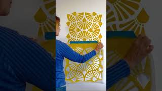 Wall Painting Pattern Stencils for Easy DIY Decorating #wallstencil #walldecor #wallstencils