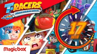 🔥 T-RACERS | ¡Las carreras más locas!🏎️ Episodios completos | Serie de dibujos para niños en español