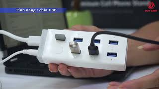 Bộ chia USB 3.0 từ 1 ra 7 cổng của Ugreen sẽ có gì nào ??