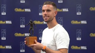 Liverpool Captain Jordan Henderson Wins FWA Footballer Of The Year Award - Interview