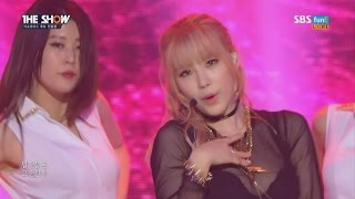 【HD繁體中字】 150512 Jeon Hyo Sung  全烋星 (孝盛) -  Into You  @ MTV The Show