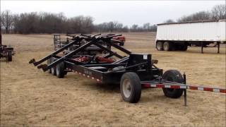 2003 shop built triple axle double header trailer for sale | sold at auction March 8, 2013