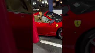 Ferrari mirror crash #ferrari #shortvideo #shorts #viralvideo #crash #fyp #drift #2024 #tiktok