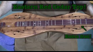 Custom Folkcraft® Dulcimer | Honduras Mahogany Body | Eastern Red Cedar Top