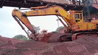 Beml BE1000 Excavator In Action At Iron ore Mines || @mega machines channel