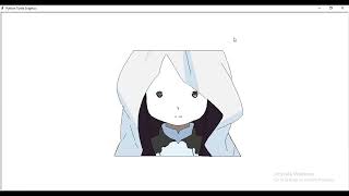 Python Tutorial How to draw Akemi Homura Character Drawing using Python Turtle Programming #short