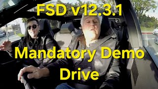 Toyota driver tries Tesla FSD Version 12 autopilot. First time in a Tesla #ai #4k #update
