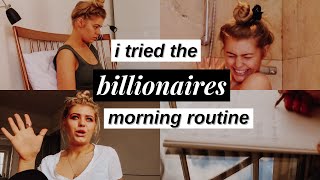 i tried the 1 billion dollar morning routine | a LIFE CHANGING morning routine ♡