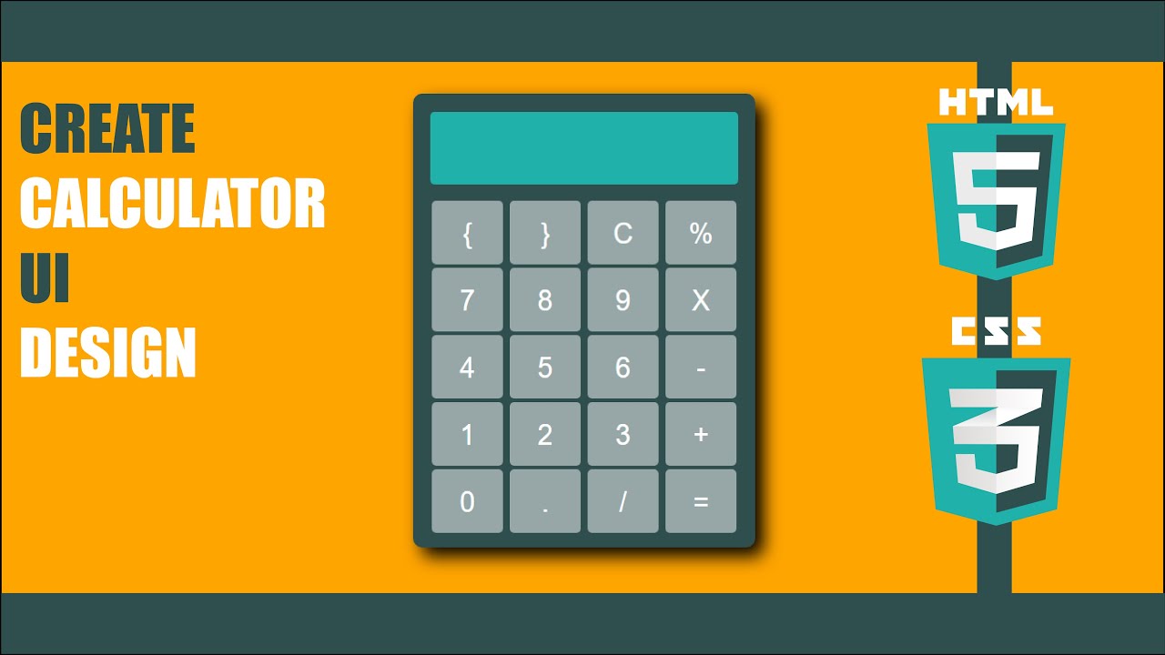 How To Create Simple Calculator Using Html Css And Javascript In ...