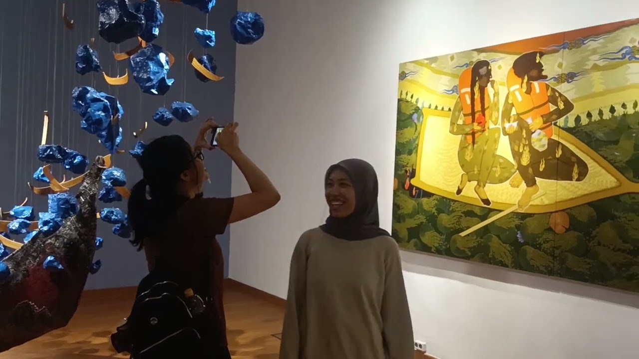 KUNJUNGAN PAMERAN SENI RUPA INDONESIA KINI PASCAMASA DI GALERI NASIONAL ...