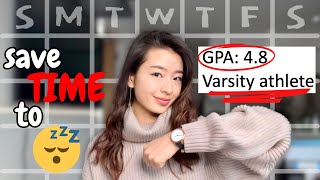 TIME-management: the SECRET to 4.0 GPA w/ 8 hr of sleep and a LIFE | Ft. my digital planner