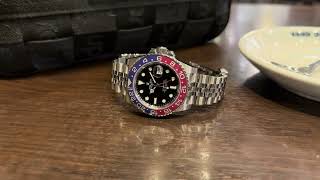 機械式腕時計の運針で癒されるBGM動画～Rolex GMT MASTER Ⅱ