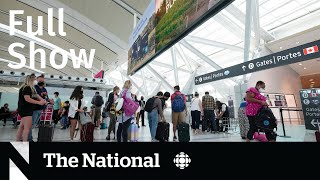 CBC News: The National | Airport delays, Apple security flaw, 80 years after Dieppe
